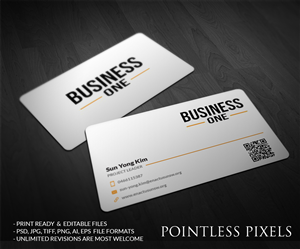 Business Card Design by Pointless Pixels India for this project | Design: #5291092