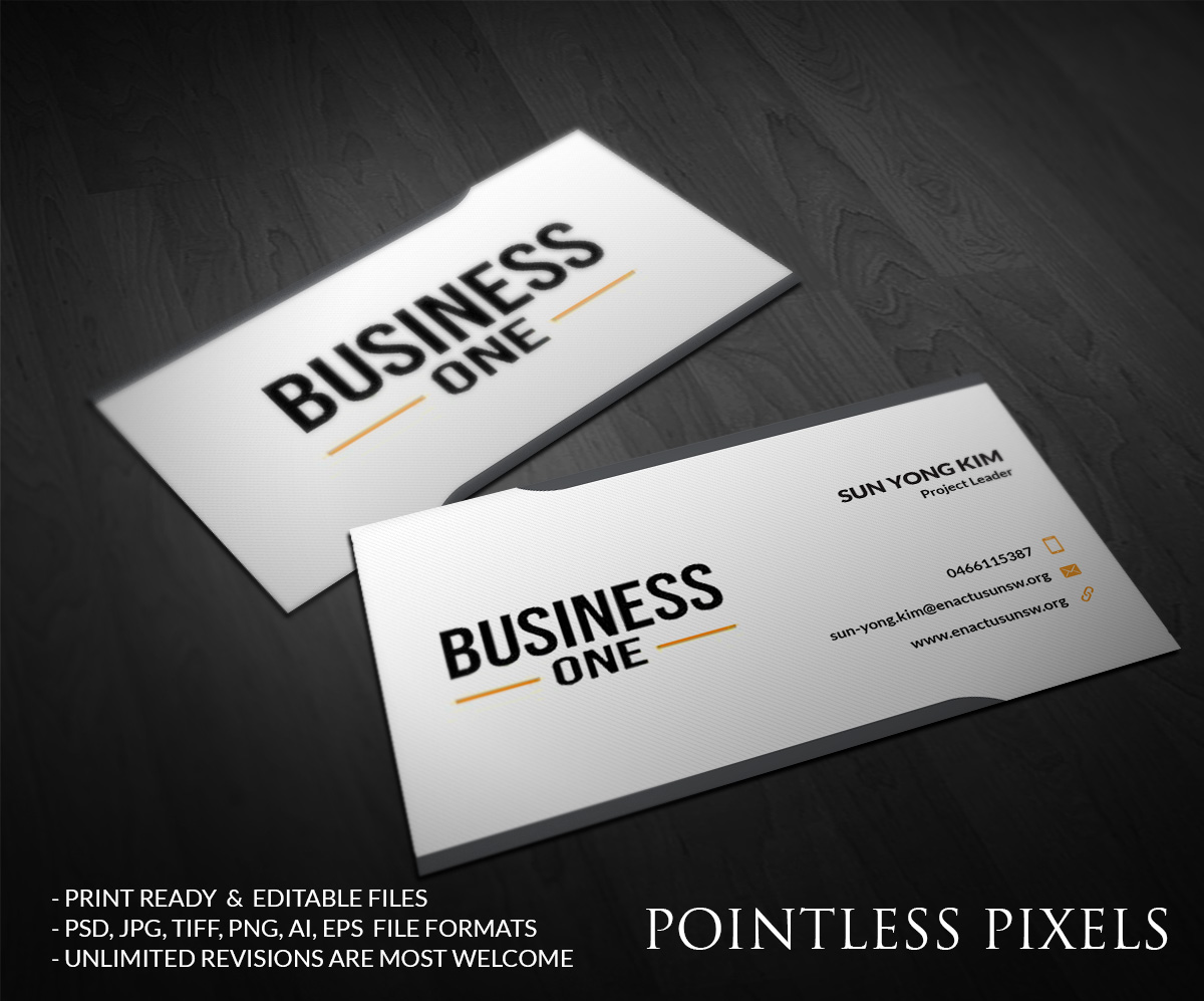 Business Card Design by Pointless Pixels India for this project | Design #5291353