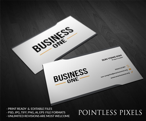Business Card Design by Pointless Pixels India for this project | Design: #5291353
