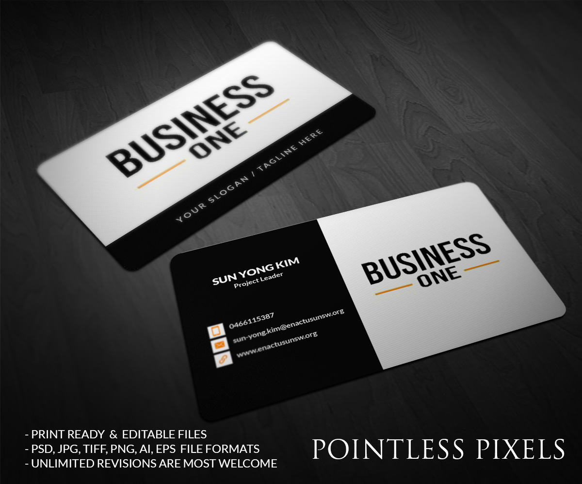 Business Card Design by Pointless Pixels India for this project | Design #5291355