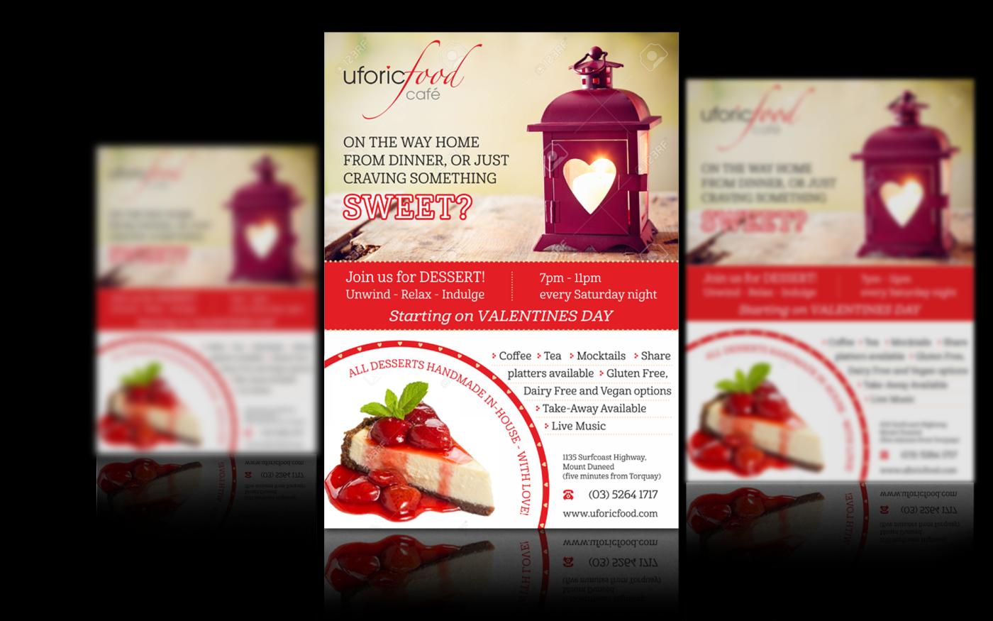 Flyer Design by HYPdesign for Uforic Food Cafe | Design #5296335