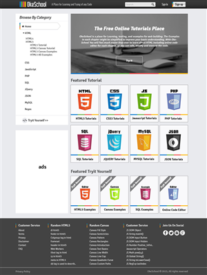 Web Design by Adeel Hanif® for OkeSchool.com | Design: #5299363