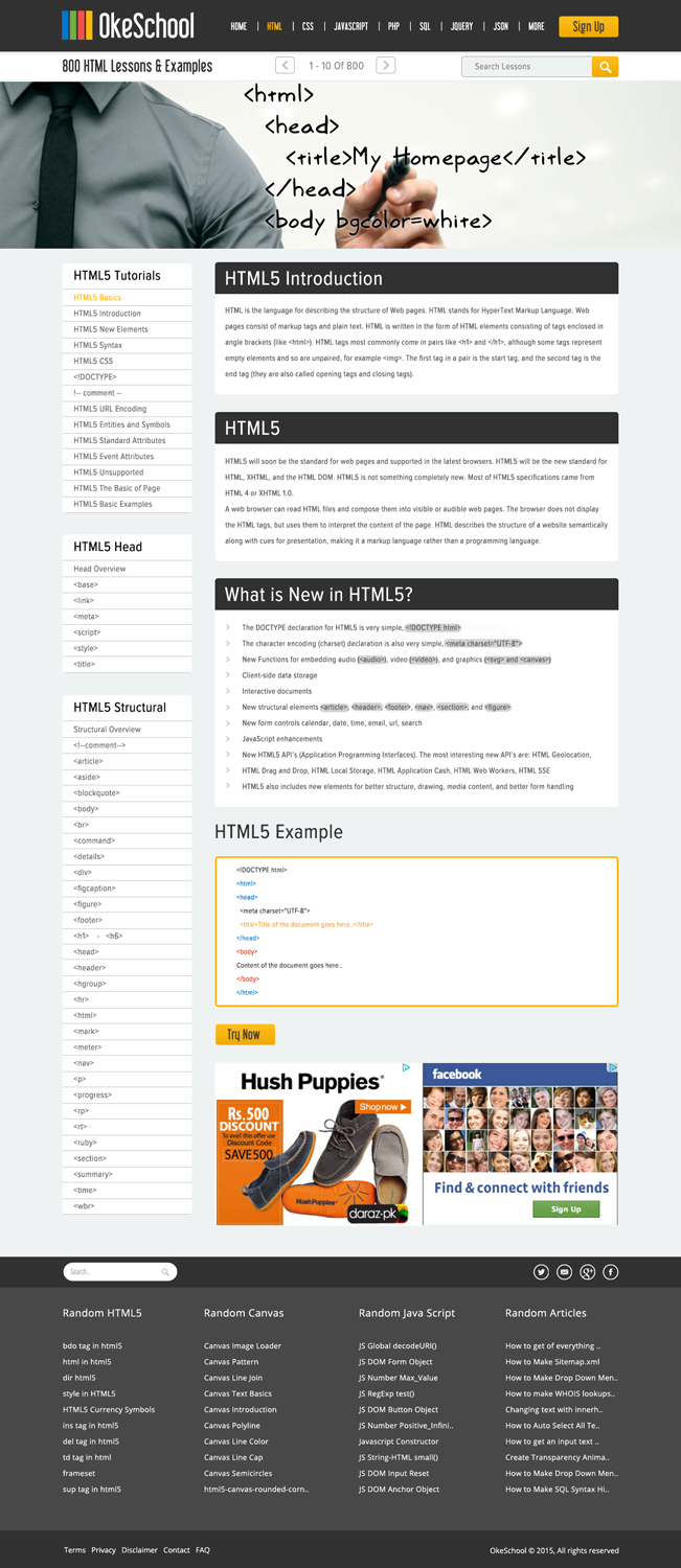Web Design by OM for OkeSchool.com | Design #5310257