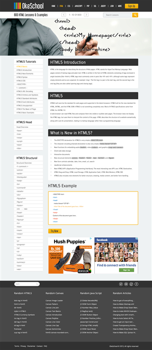 Web Design by OM for OkeSchool.com | Design: #5310257
