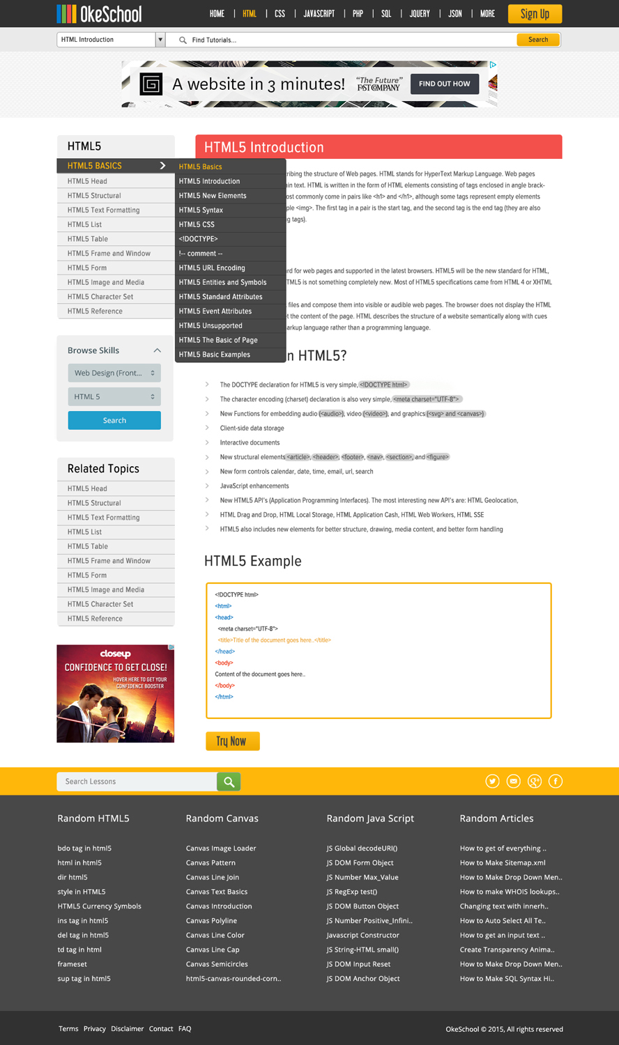Web Design by OM for OkeSchool.com | Design #5310260