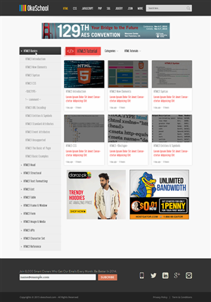 Web Design by OM for OkeSchool.com | Design: #5310263