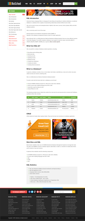 Web Design by OM for OkeSchool.com | Design: #5310276