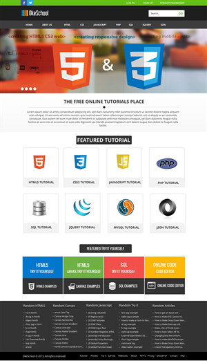 Web Design by newlogic for OkeSchool.com | Design: #5305875