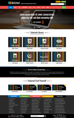 Web Design by Smart-tech solution for OkeSchool.com | Design: #5320767
