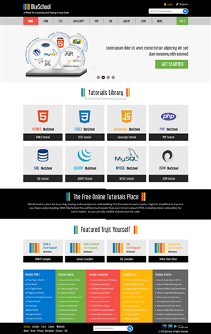 Web Design by Smart-tech solution for OkeSchool.com | Design: #5327184