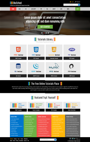 Web Design by Smart-tech solution for OkeSchool.com | Design: #5327192