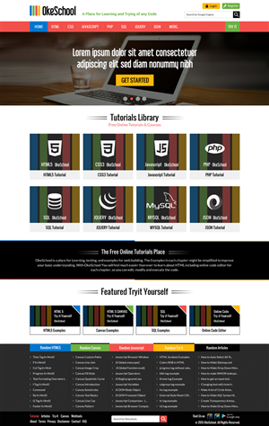 Web Design by Smart-tech solution for OkeSchool.com | Design: #5336390