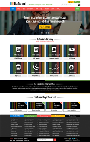 Web Design by Smart-tech solution for OkeSchool.com | Design: #5336400