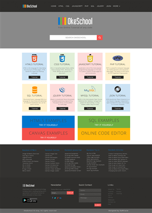 Web-Design von Da Miracle für OkeSchool.com | Design #5334034