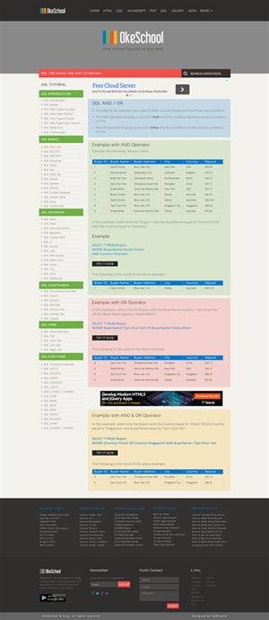 Web Design by Da Miracle for OkeSchool.com | Design: #5334196