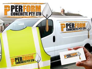 Logo-Design von ADL Designs für Perform Concrete Pty Ltd | Design: #5292734