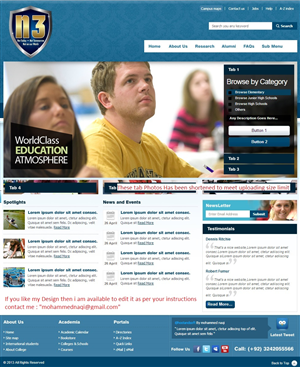 Web Design by Mohammed Naqi