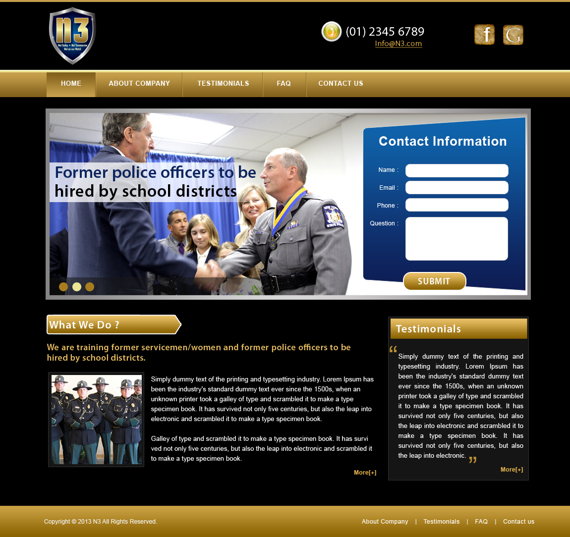 Web-Design von Creative X Designs für N3 | Design #1503286