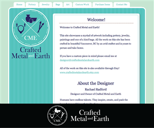 Logo Design by gdburns for Crafted Metal and Earth | Design #1486860