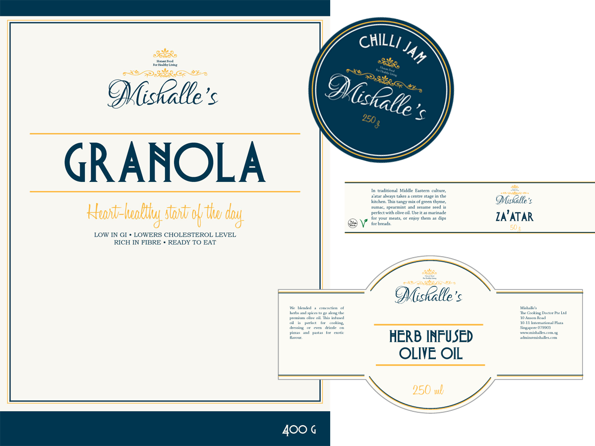 Label Design by sannamoeller for The Cooking Doctor Pte Ltd | Design #5367113