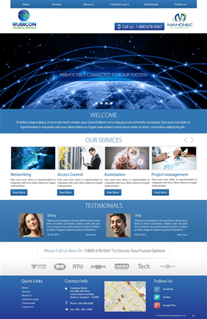 Web Design by pb for Mahonec Enterprises | Design: #5315866