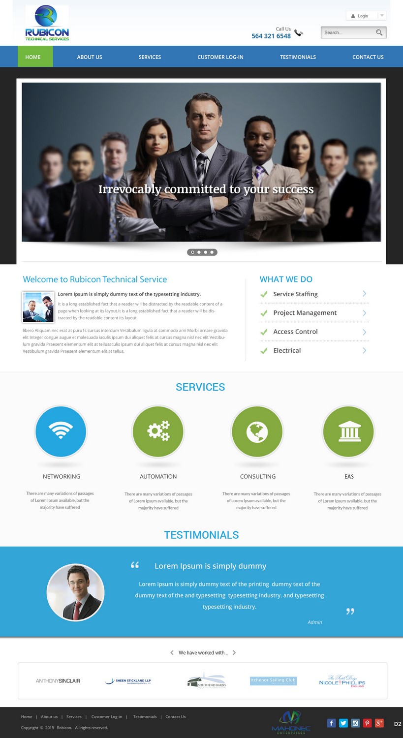 Web Design by pb for Mahonec Enterprises | Design #5315869