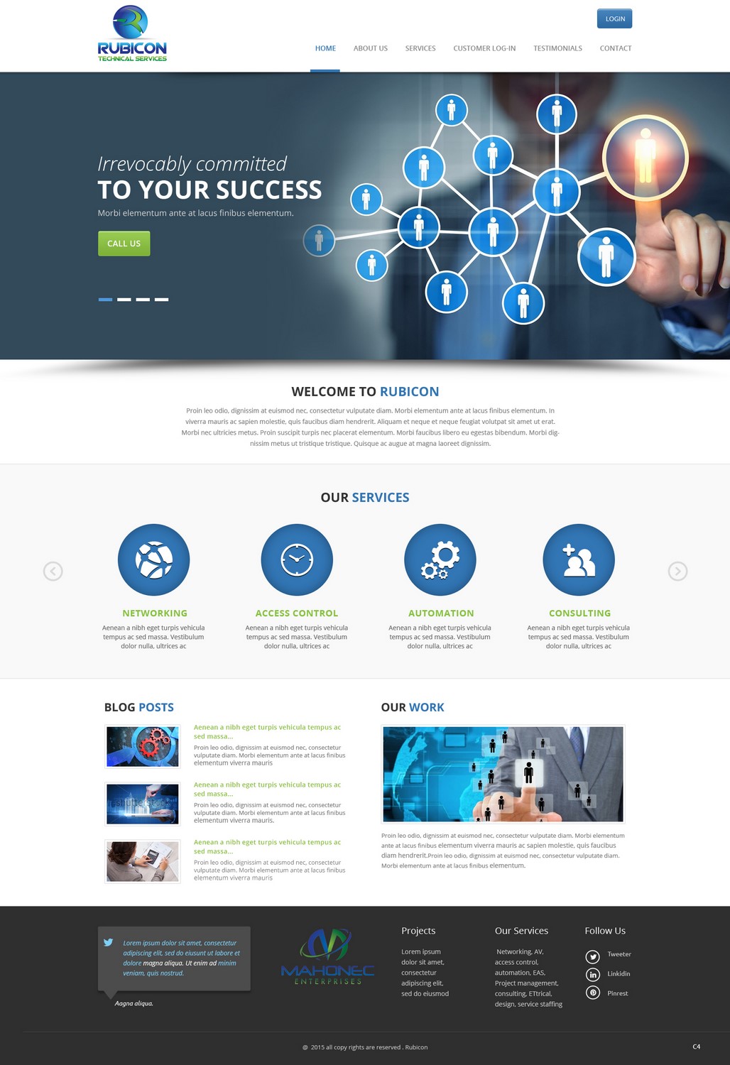 Web Design by pb for Mahonec Enterprises | Design #5315880