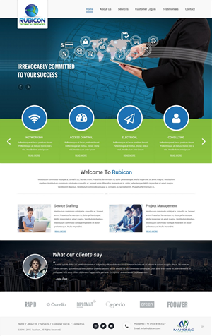 Web Design by pb for Mahonec Enterprises | Design #5315882