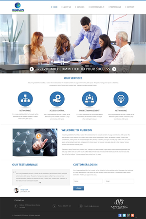 Web Design by pb for Mahonec Enterprises | Design: #5315886