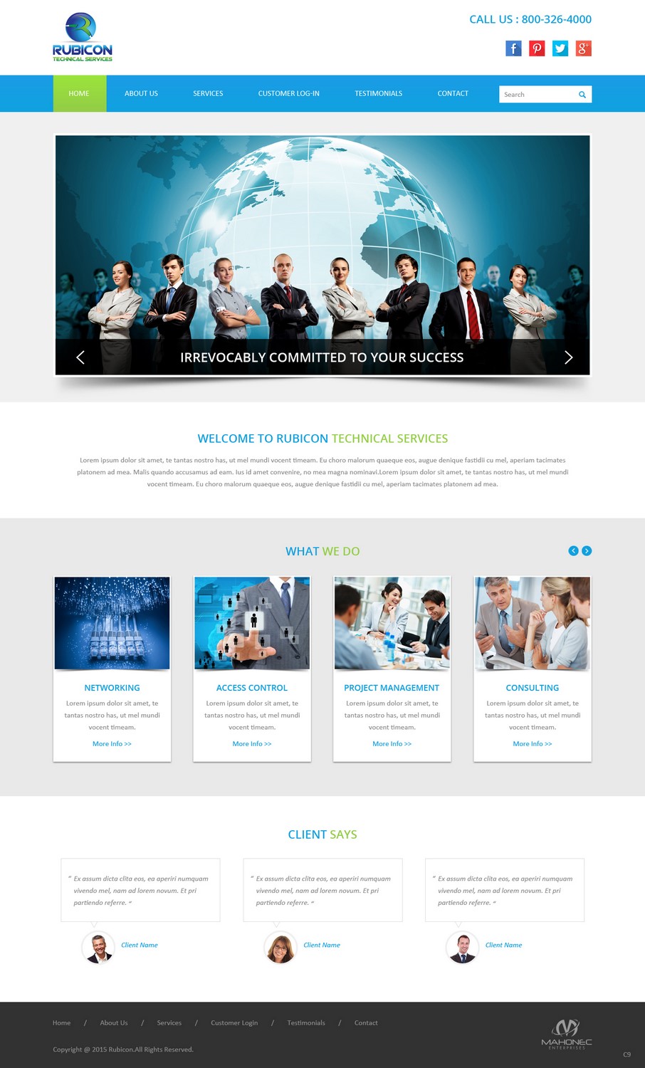 Web Design par pb pour Mahonec Enterprises | Design #5315901