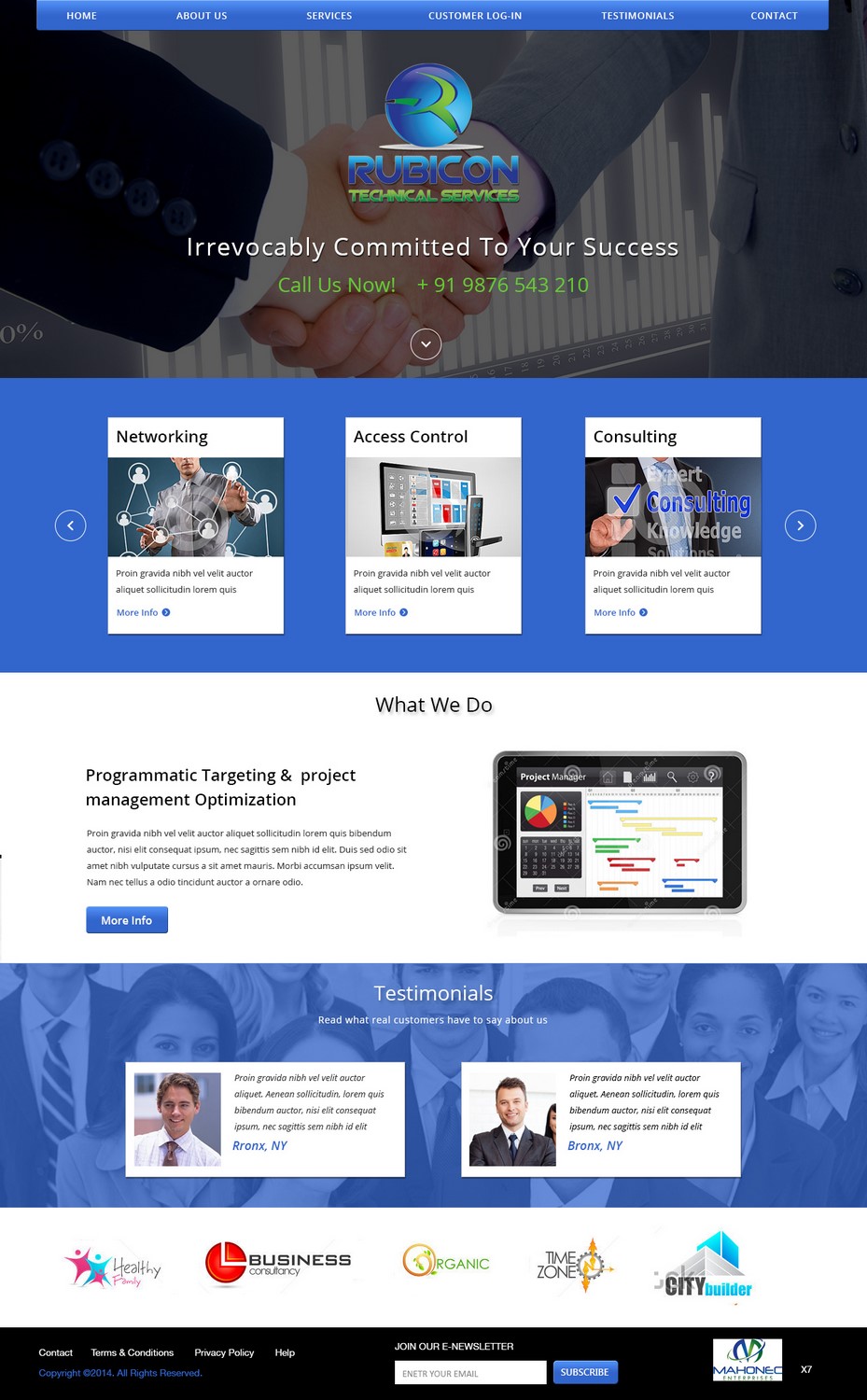 Web Design by pb for Mahonec Enterprises | Design #5315906