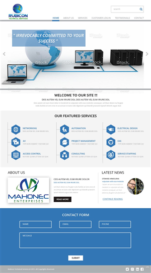 Web Design by pb for Mahonec Enterprises | Design: #5315910
