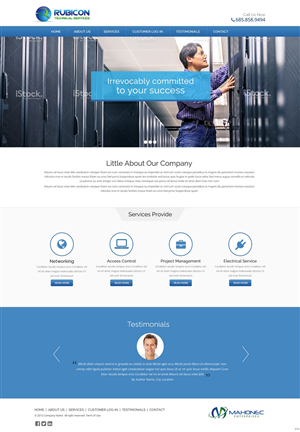 Web Design by pb for Mahonec Enterprises | Design: #5315919
