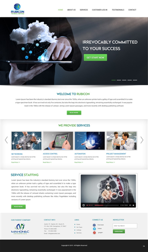Web Design by pb for Mahonec Enterprises | Design: #5315925