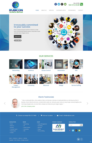 Web Design by pb for Mahonec Enterprises | Design: #5315927
