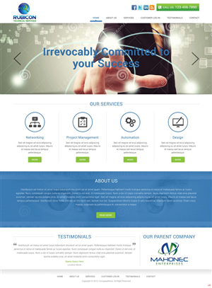 Web Design by pb for Mahonec Enterprises | Design: #5328146