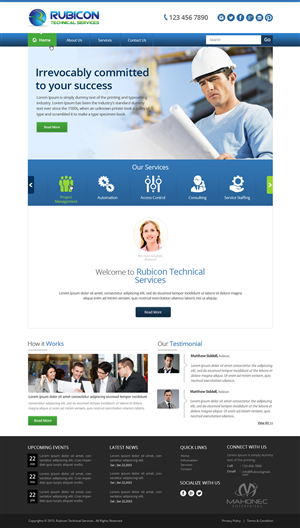 Web Design by OM for Mahonec Enterprises | Design: #5353225