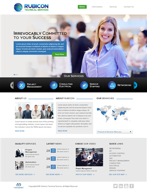 Web Design by OM for Mahonec Enterprises | Design #5353233