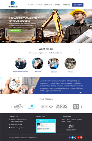 Web Design by OM for Mahonec Enterprises | Design: #5353268