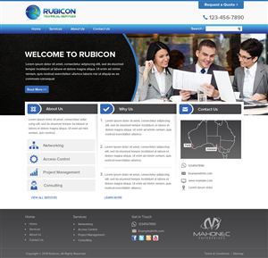 Web Design by OM for Mahonec Enterprises | Design: #5353305