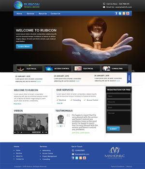 Web Design by OM for Mahonec Enterprises | Design: #5353312
