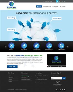 Web Design by OM for Mahonec Enterprises | Design: #5353448