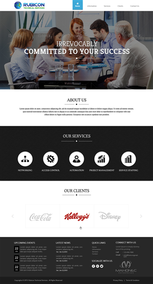 Web Design by OM for Mahonec Enterprises | Design: #5376967