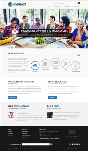Web Design by OM for Mahonec Enterprises | Design: #5377185