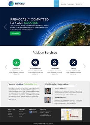 Web Design by OM for Mahonec Enterprises | Design: #5377203
