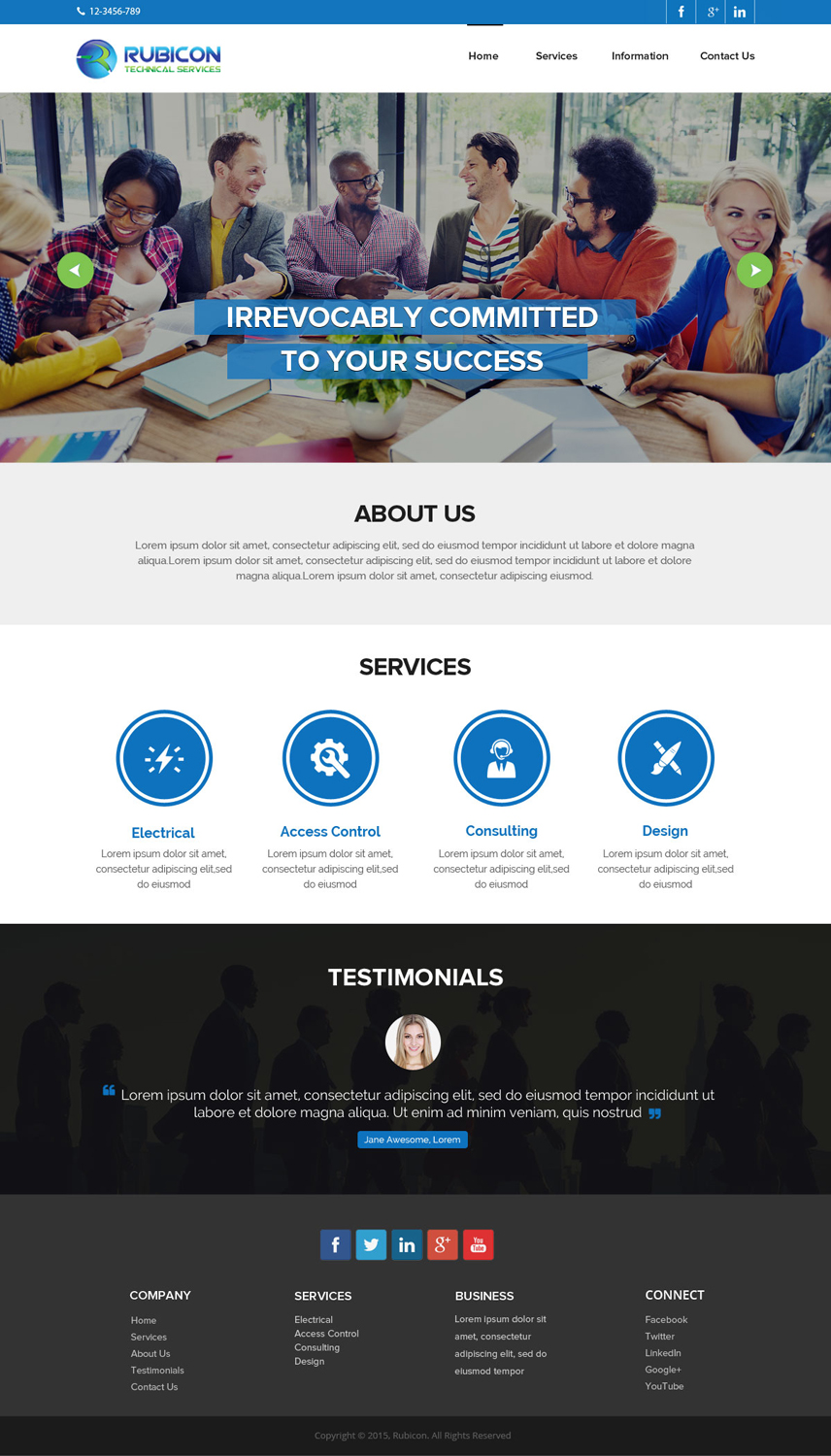 Web Design by OM for Mahonec Enterprises | Design #5377213