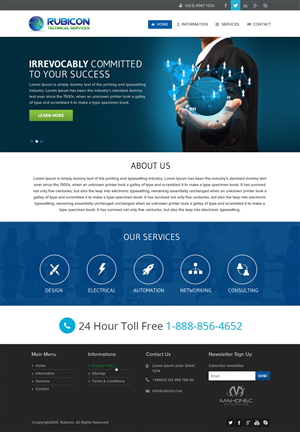Web Design by OM for Mahonec Enterprises | Design: #5377232