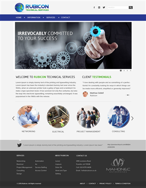 Web Design by OM for Mahonec Enterprises | Design: #5377262