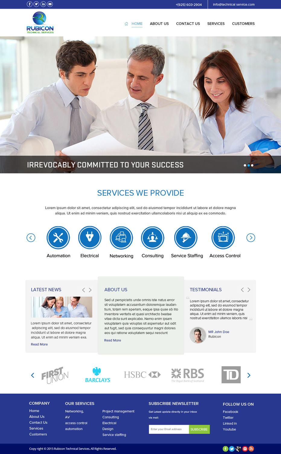 Web Design by OM for Mahonec Enterprises | Design #5377282