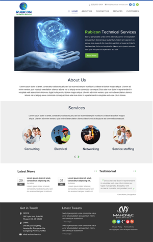 Rubicon Web site | Diseño Web por OM